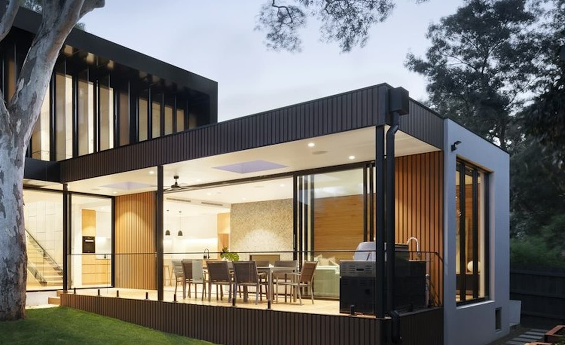 Representative residential glazing and exterior-interface detail
